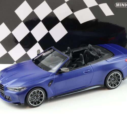 1:18 Minichamps BMW M4 Convertible (G83) matt blue metallic 2020