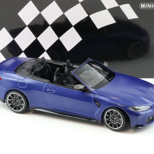 1:18 Minichamps BMW M4 Convertible (G83) matt blue metallic 2020