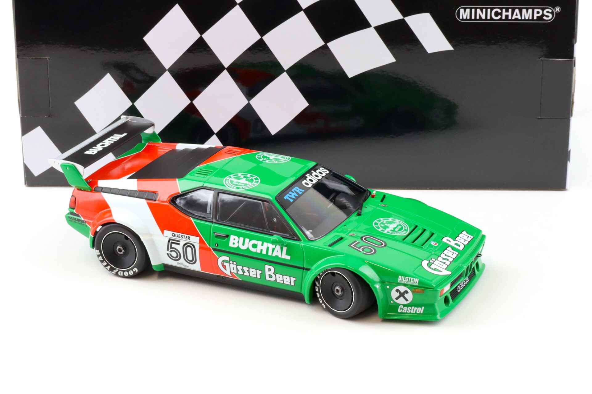 1:18 Minichamps BMW M1 Procar Tom Walkinshaw Racing Quester Procar Series 1979