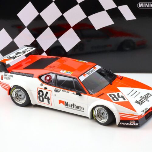 1:18 Minichamps BMW M1 Equipe Dominique Lacaud 24h Le Mans 1980 Stuck/ Bürger