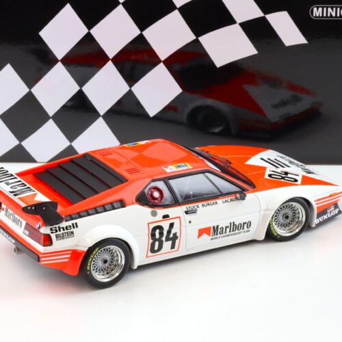 1:18 Minichamps BMW M1 Equipe Dominique Lacaud 24h Le Mans 1980 Stuck/ Bürger