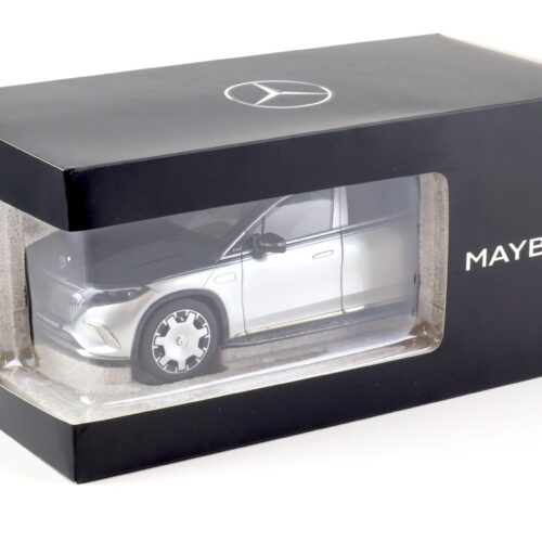 1:18 NZG Mercedes Maybach EQS 680 SUV nautic blue/ high-tech silver DEALER VERSION