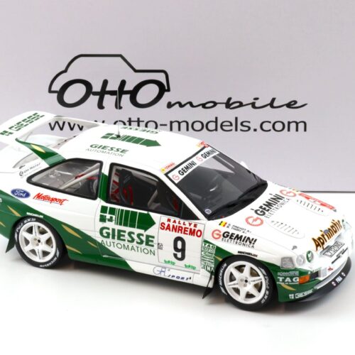 1:18 OTTO mobile OT1038 Ford Escort RS Cosworth Gr.A Rally San Remo Thiry 1994