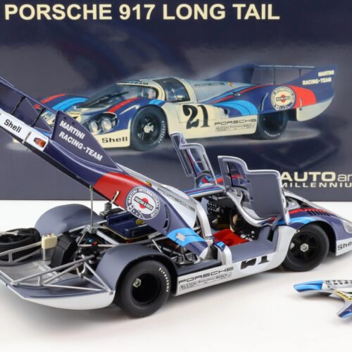 1:18 AUTOart Porsche 917 LH Long Tail Le Mans 1971 Elford/ Larrousse Martini #21