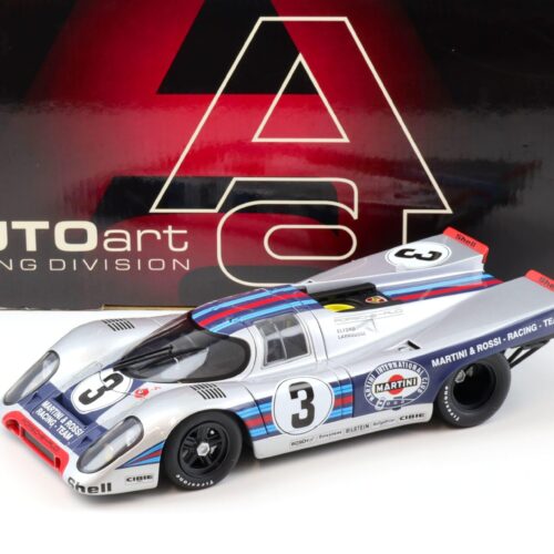 1:18 AUTOart Porsche 917K Winner Sebring 1971 Elford/ Larrousse #3 Martini 80034