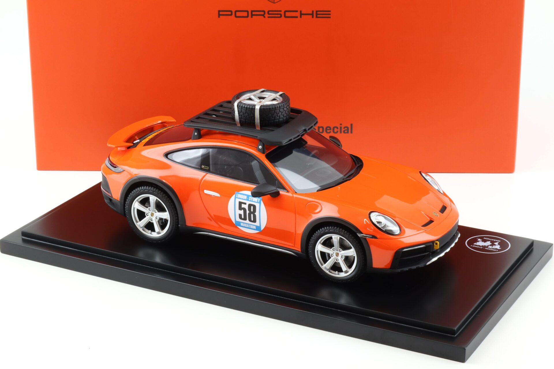1:18 Spark Porsche 911 (992) Dakar RED58 Special Limited 300 WAP DEALER