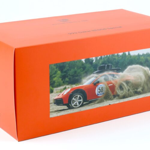 1:18 Spark Porsche 911 (992) Dakar RED58 Special Limited 300 WAP DEALER - Image 4