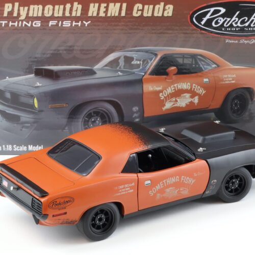 1:18 ACME 1970 Plymouth Hemi Cuda Something Fishy PorkchopÂ´s Chop Shop