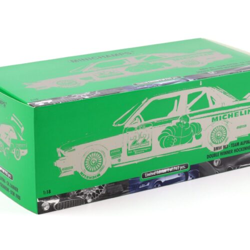 1:18 Minichamps BMW M3 E30 DTM Team Alpina #22 Danner Double Winner DTM 1988 - Image 5