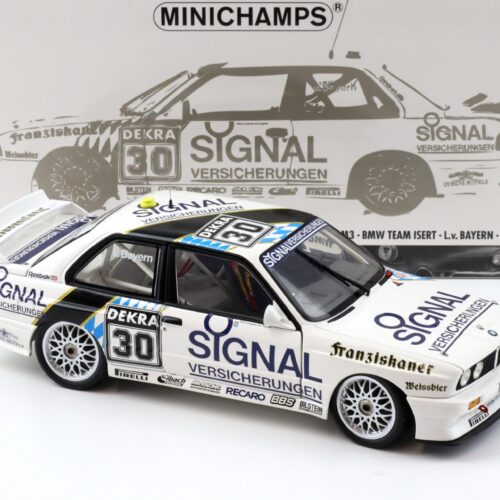 1:18 Minichamps BMW M3 E30 DTM Team Isert #30 L.v. Bayern DTM 1991