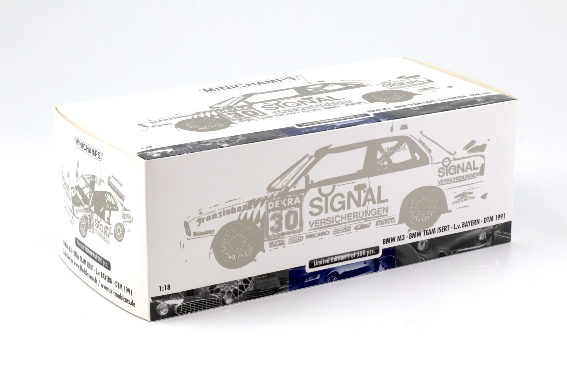 1:18 Minichamps BMW M3 E30 DTM Team Isert #30 L.v. Bayern DTM 1991