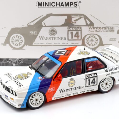 1:18 Minichamps BMW M3 E30 DTM M-Team Schnitzer Winkelhock Winner Norisring 1992