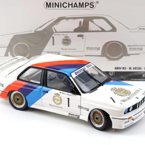 1:18 Minichamps BMW M3 E30 DTM #1 M.Hessel Winner Zolder DTM 1987
