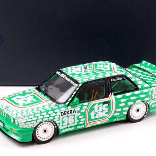 1:18 Minichamps BMW M3 E30 DTM TICTAC Team Valier Engstler 1992 DEALER VERSION