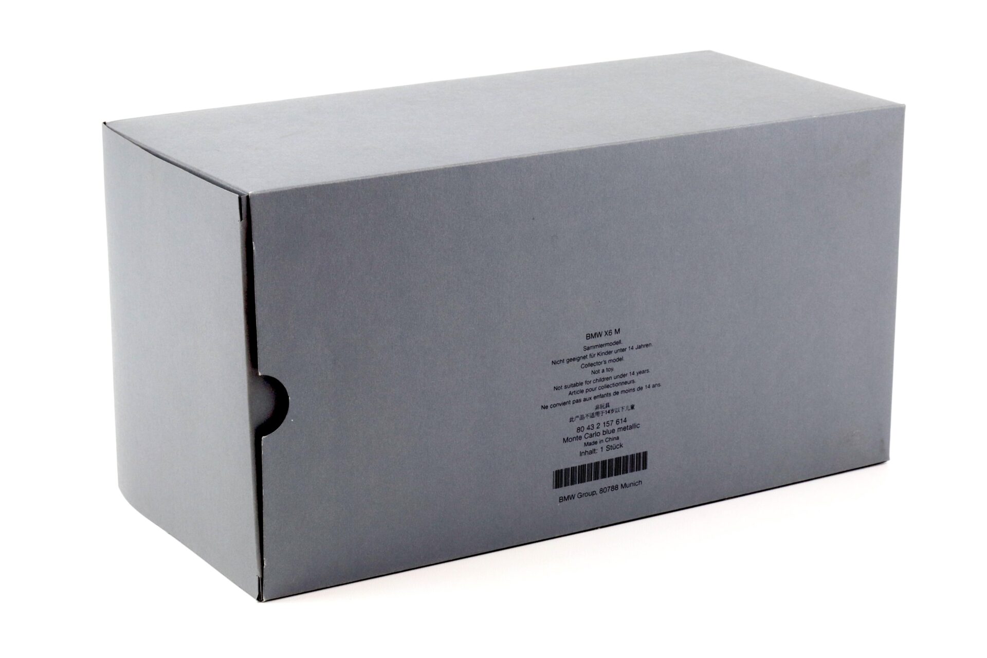 1:18 Kyosho BMW X6 M E71 Monte Carlo blue metallic DEALER VERSION