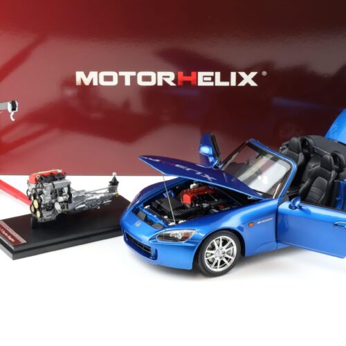 1:18 Motorhelix Honda S2000 (AP2) Bermuda blue pearl + engine Diecast M85107