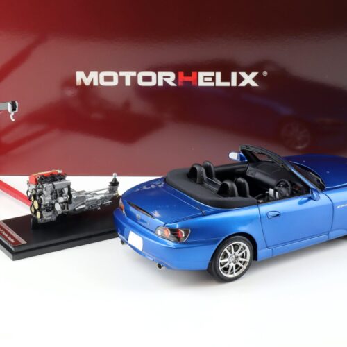 1:18 Motorhelix Honda S2000 (AP2) Bermuda blue pearl + engine Diecast M85107