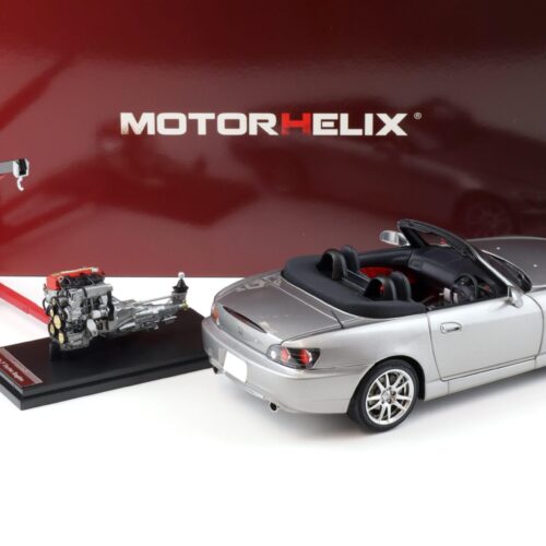 1:18 Motorhelix Honda S2000 (AP2) silver metallic + engine Diecast M85108