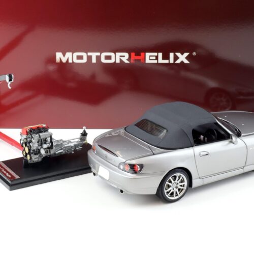 1:18 Motorhelix Honda S2000 (AP2) silver metallic + engine Diecast M85108