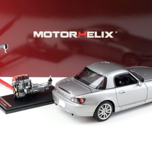 1:18 Motorhelix Honda S2000 (AP2) silver metallic + engine Diecast M85108