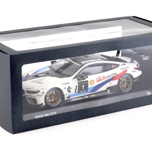 1:18 Minichamps BMW M8 GTE #1 Missin 8 Press Version 2018 white DEALER VERSION