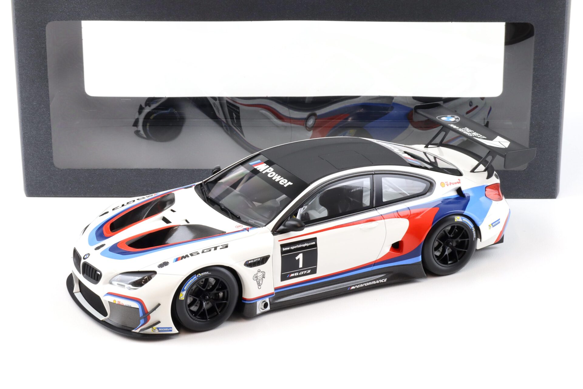 1:18 Kyosho BMW M6 GT3 BMW Sportstrophy #1 Promo DEALER VERSION
