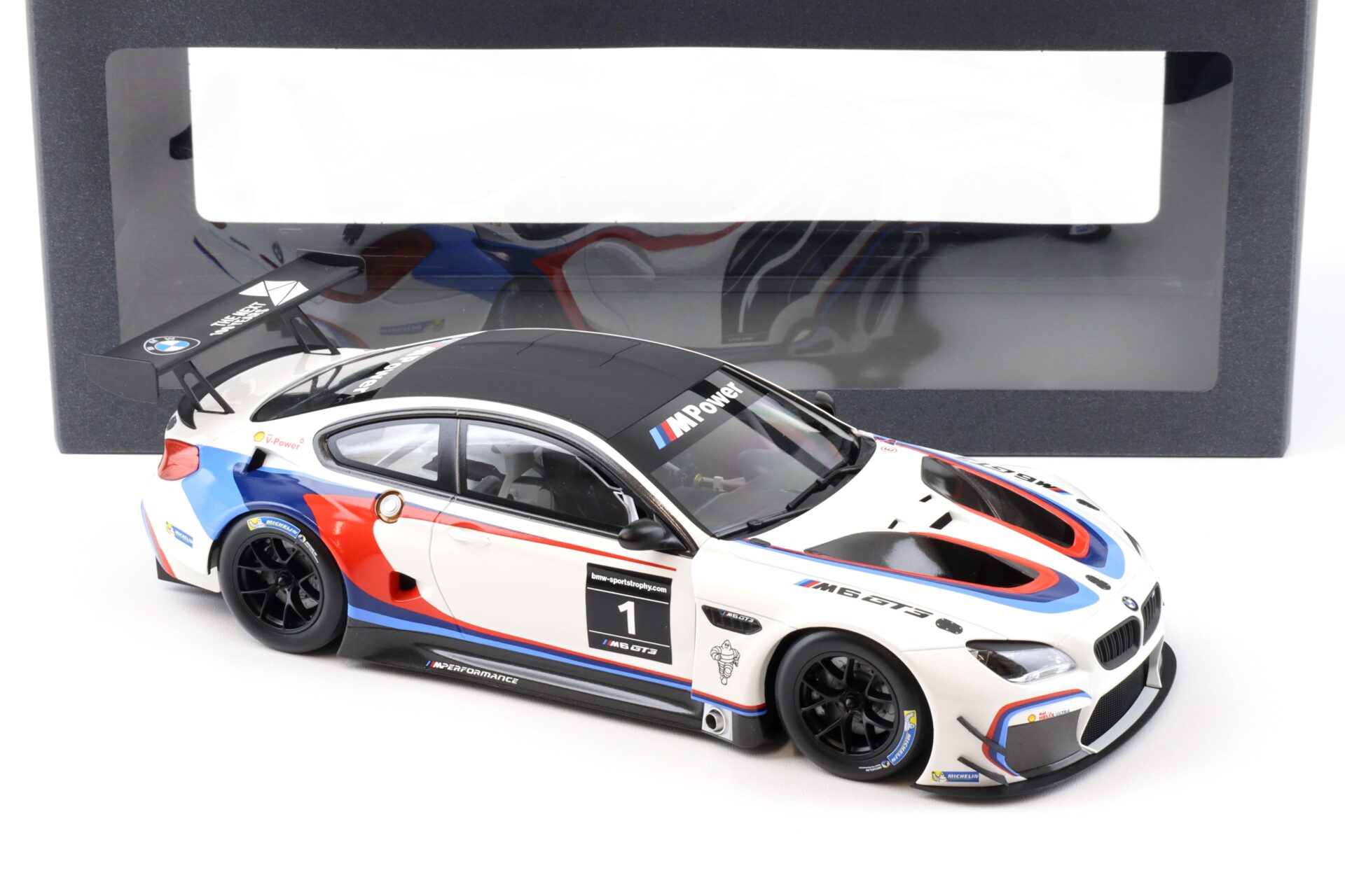 1:18 Kyosho BMW M6 GT3 BMW Sportstrophy #1 Promo DEALER VERSION