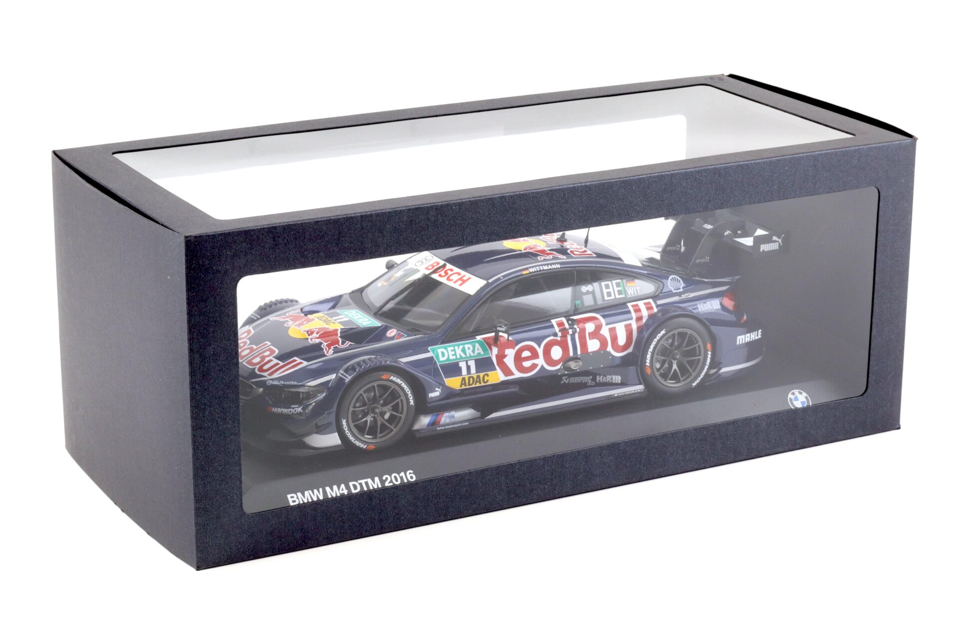 1:18 Norev BMW M4 DTM 2016 M.Wittmann #11 Team RMG Red Bull DEALER VERSION