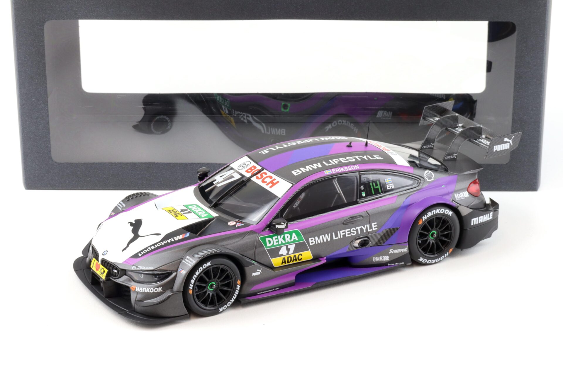 ID 91999 orig.jpg 1:18 Minichamps BMW M4 DTM 2018 Eriksson #47 BMW Lifestyle DEALER VERSION