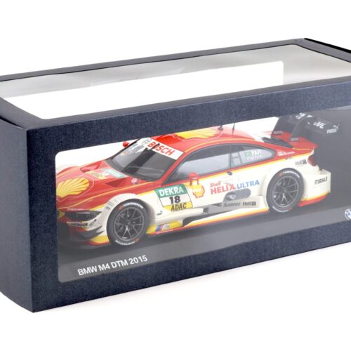 1:18 Norev BMW M4 DTM 2015 A.Farfus #18 BMW Team RBM Shell DEALER VERSION