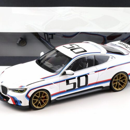 1:18 Norev BMW 3.0 CSL Coupe 50 Years Edition white DEALER VERSION
