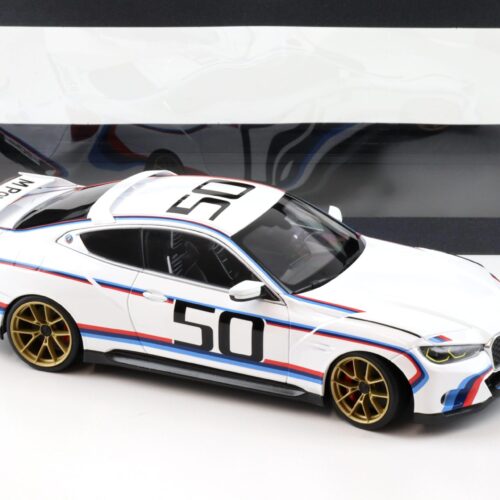 1:18 Norev BMW 3.0 CSL Coupe 50 Years Edition white DEALER VERSION