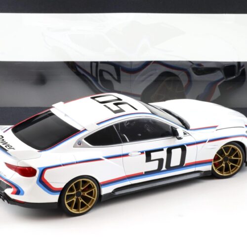 1:18 Norev BMW 3.0 CSL Coupe 50 Years Edition white DEALER VERSION