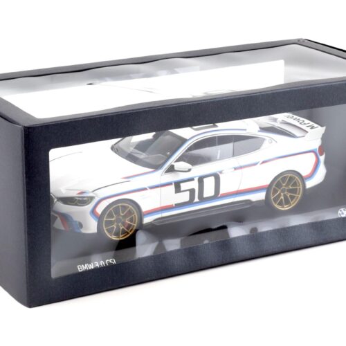 1:18 Norev BMW 3.0 CSL Coupe 50 Years Edition white DEALER VERSION
