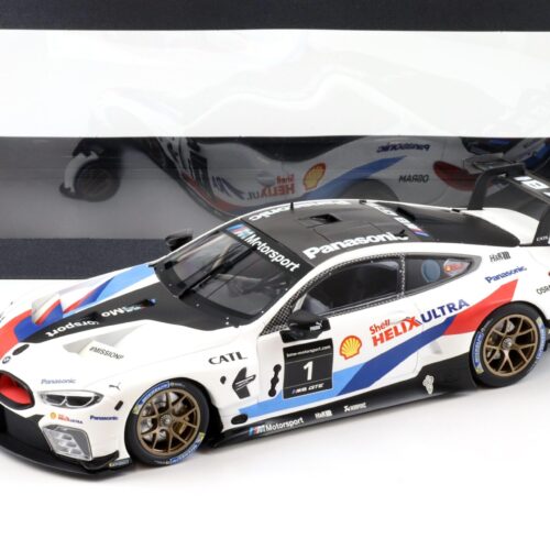 1:18 Minichamps BMW M8 GTE #1 Missin 8 Press Version 2018 white DEALER VERSION