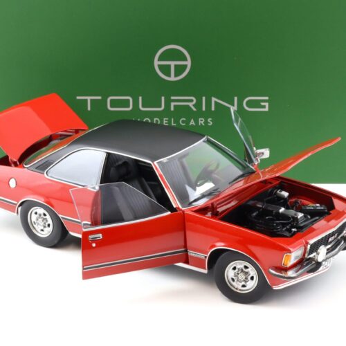 1:18 Touring Modelcars Opel Commodore B GS/E Coupe 1975 red/ black roof