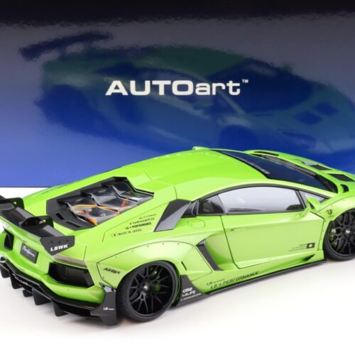 1:18 AUTOart Liberty Walk LB-WORKS Lamborghini Aventador pearl green 79243