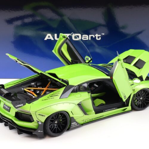 1:18 AUTOart Liberty Walk LB-WORKS Lamborghini Aventador pearl green 79243