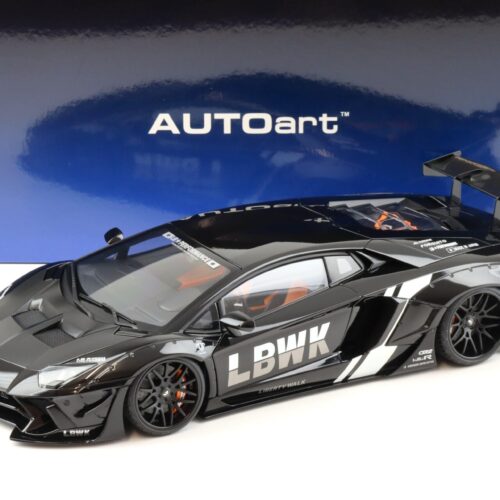 1:18 AUTOart Liberty Walk LB-WORKS Lamborghini Aventador LBWK Livery black 79244
