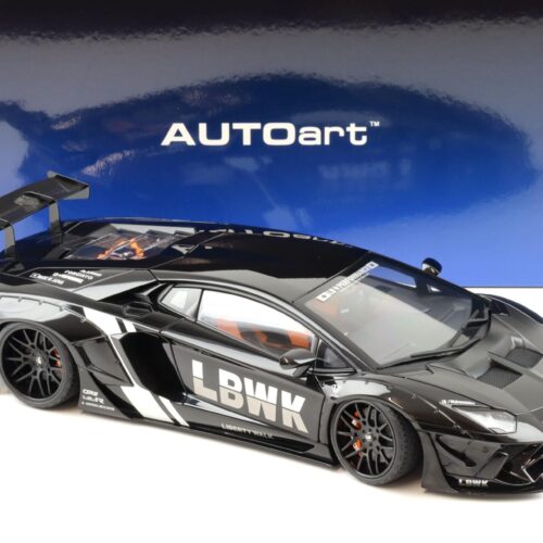 1:18 AUTOart Liberty Walk LB-WORKS Lamborghini Aventador LBWK Livery black 79244