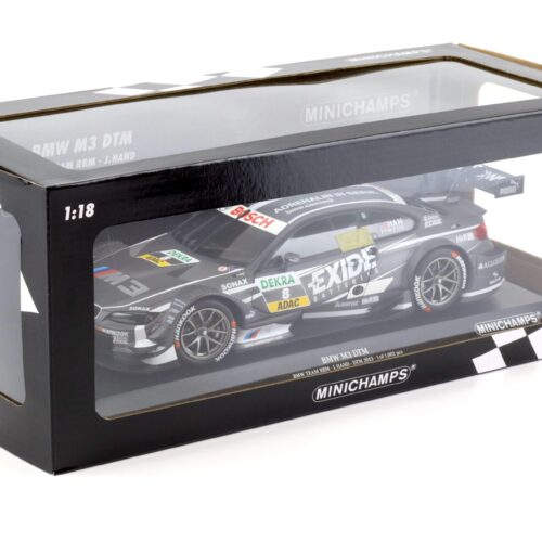 1:18 Minichamps BMW M3 E92 DTM Team RBM J.Hand #8 EXIDE DTM 2013