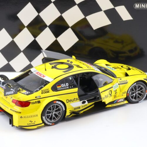 1:18 Minichamps BMW M3 E92 DTM Team MTEK Glock #22 Deutsche Post 2013