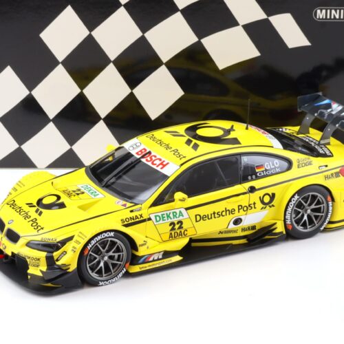 1:18 Minichamps BMW M3 E92 DTM Team MTEK Glock #22 Deutsche Post 2013
