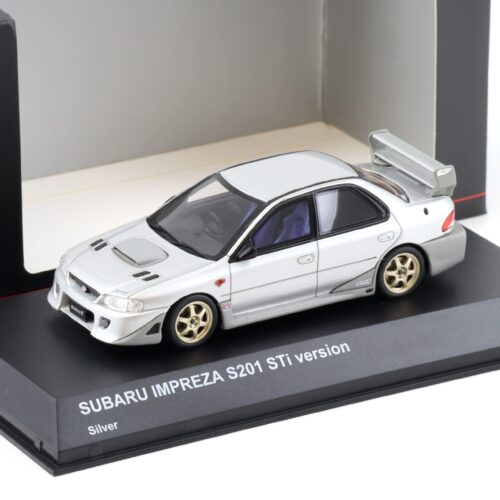 1:43 Kyosho Subaru Impreza S201 STi Version silver KSR43117S - Image 1