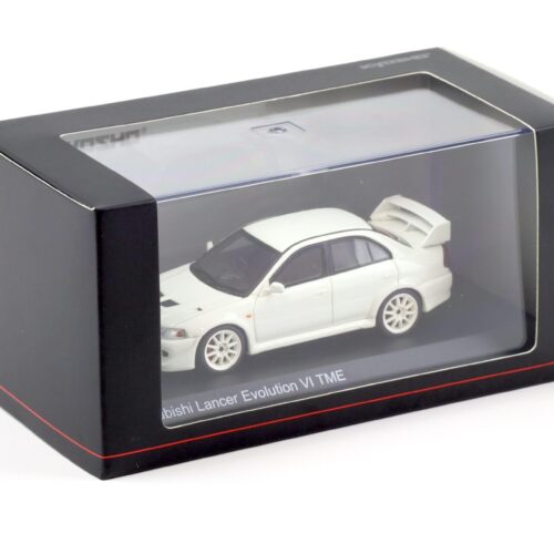 1:43 Kyosho Mitsubishi Lancer Evolution VI TME white KSR43116W