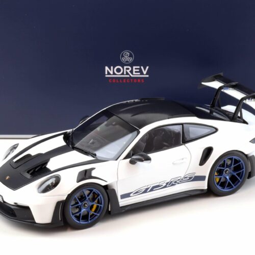 1:18 Norev Porsche 911 (992) GT3 RS Weissach Package 2022 white/ indigo blue 187353