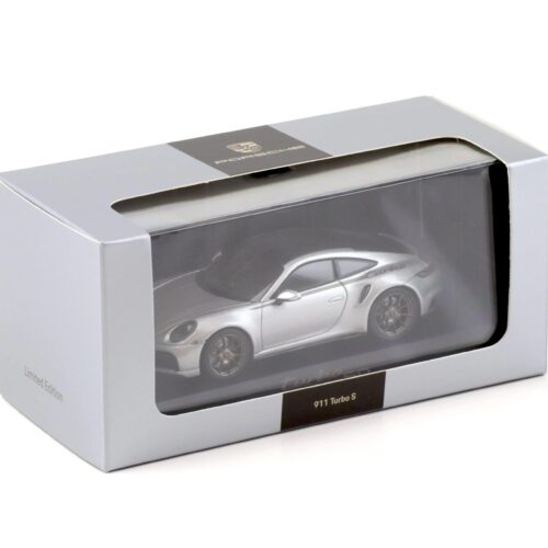 1:43 Minichamps Porsche 911 (992) Turbo S Coupe 50 Jahre Turbo silver WAP DEALER