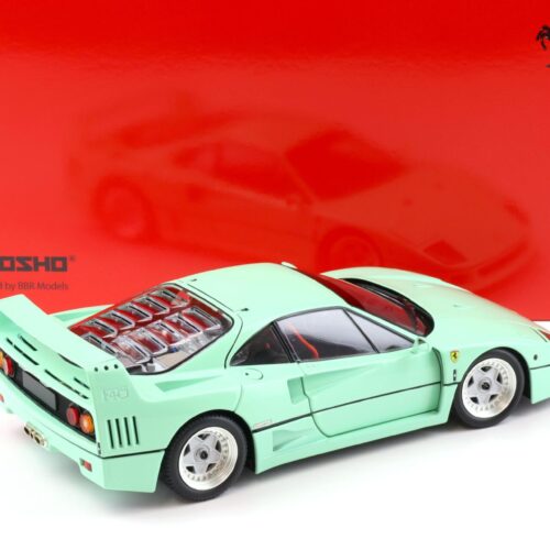 1:18 Kyosho 1987 Ferrari F40 Coupe mint green 08416MG Die-Cast - Image 3