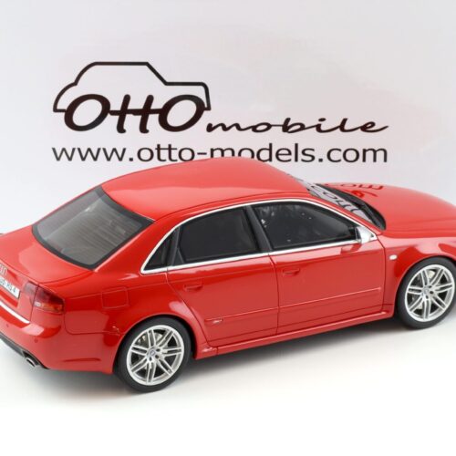 1:18 OTTO mobile OT400 Audi RS4 Limousine B7 4.2 FSI Misano red 2005