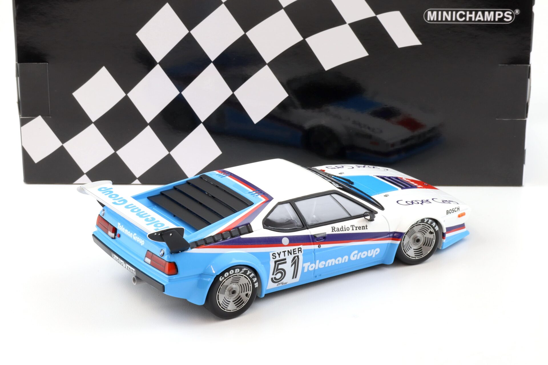 1:18 Minichamps BMW M1 Toleman Group Motorsport Sytner #51 Procar Series 1980